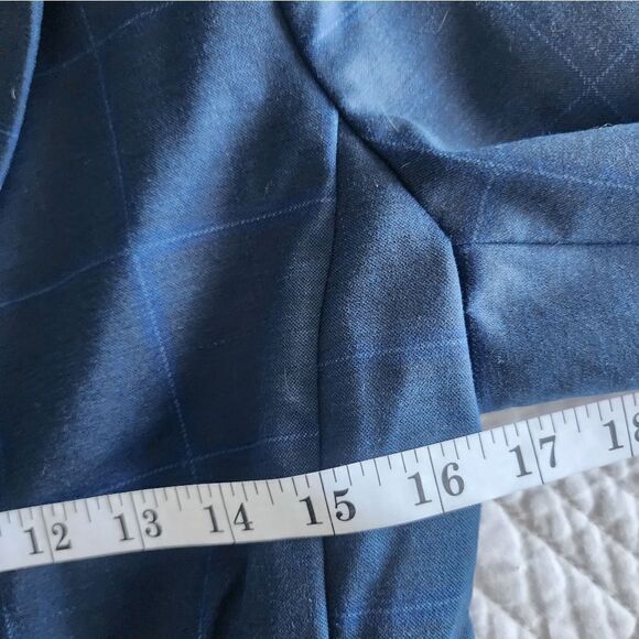 Cabi plaid one button front windowpane blazer - Picture 10 of 16